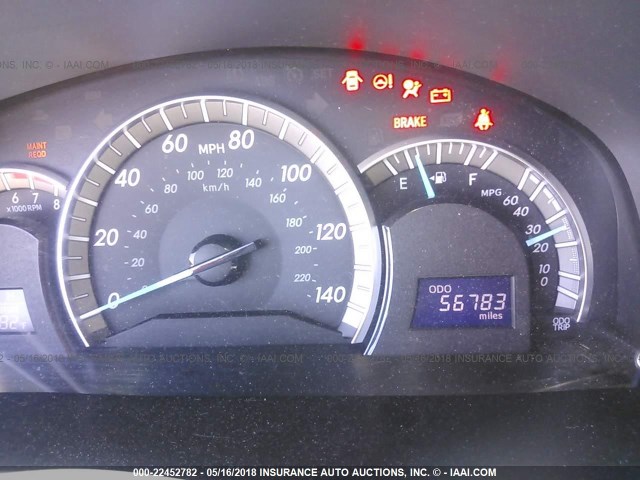 4T1BF1FK1DU643148 - 2013 TOYOTA CAMRY L/SE/LE/XLE წითელი ფოტო 7