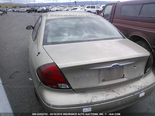 1FAFP52U61A187247 - 2001 FORD TAURUS LX GOLD photo 3