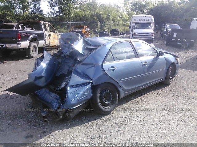 4T1BE32K04U852594 - 2004 TOYOTA CAMRY LE/XLE/SE 蓝色 照片 4
