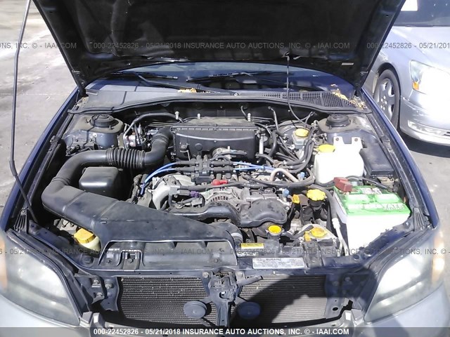 4S3BH6754Y7654587 - 2000 SUBARU LEGACY OUTBACK AWP 蓝色 照片 10