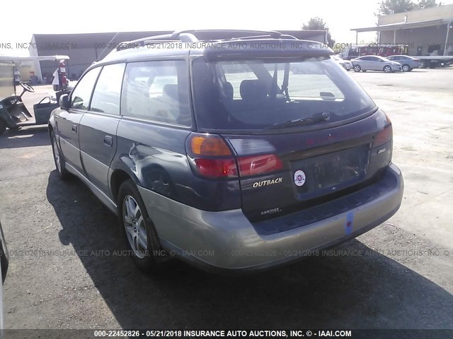 4S3BH6754Y7654587 - 2000 SUBARU LEGACY OUTBACK AWP 蓝色 照片 3