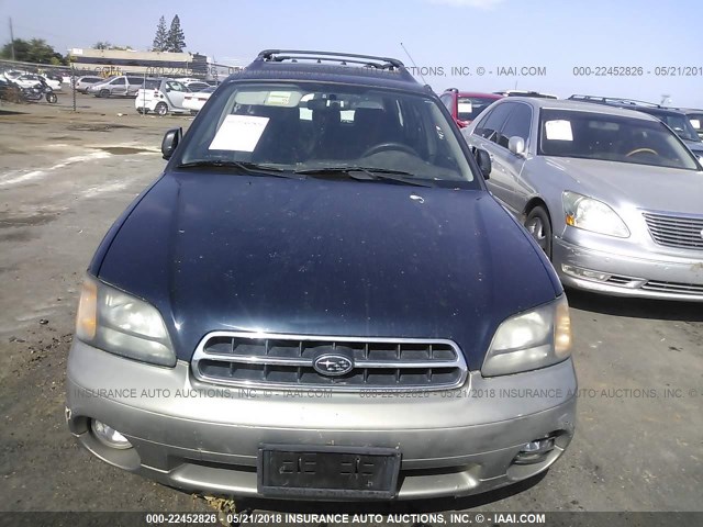 4S3BH6754Y7654587 - 2000 SUBARU LEGACY OUTBACK AWP 蓝色 照片 6