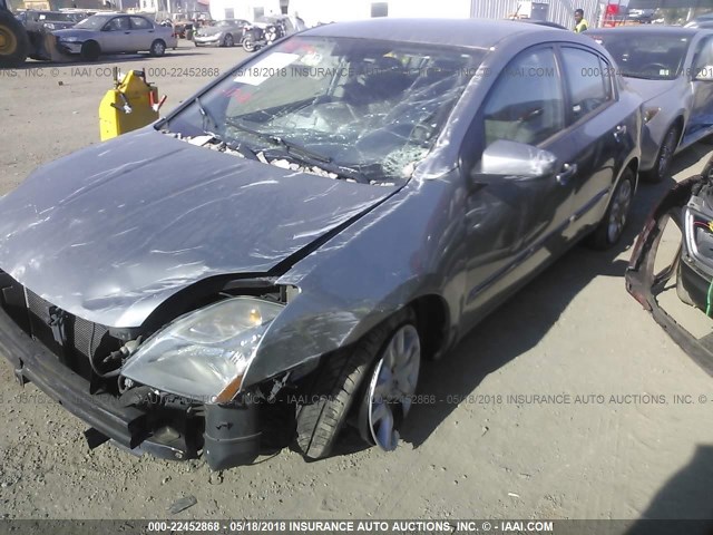 3N1AB6AP4CL715130 - 2012 NISSAN SENTRA 2.0/2.0S/SR/2.0SL GRAY photo 2