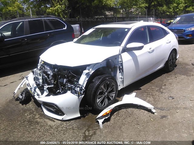 SHHFK7H83HU412366 - 2017 HONDA CIVIC EXL 白色 照片 2