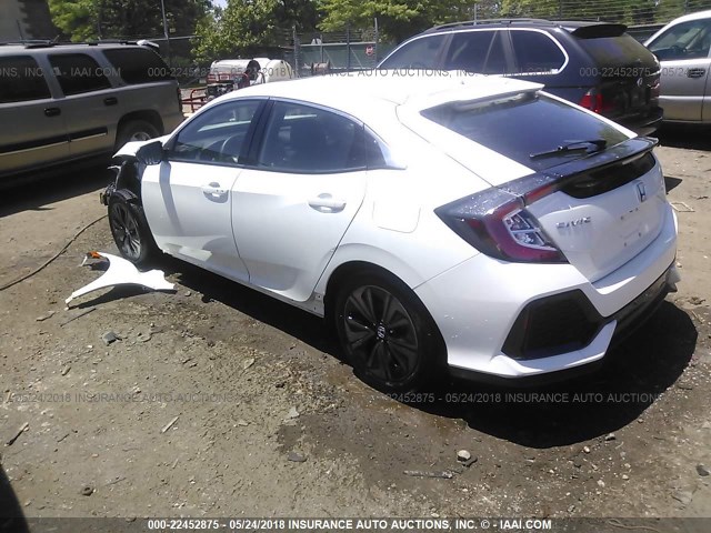 SHHFK7H83HU412366 - 2017 HONDA CIVIC EXL 白色 照片 3