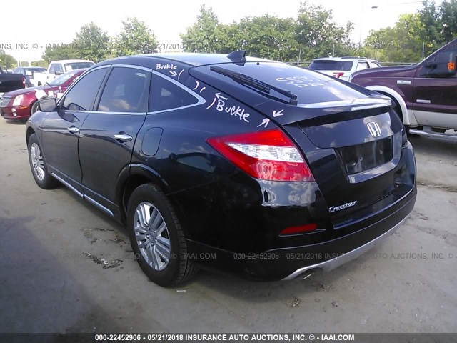 5J6TF3H37DL000104 - 2013 HONDA CROSSTOUR EX BLACK photo 3