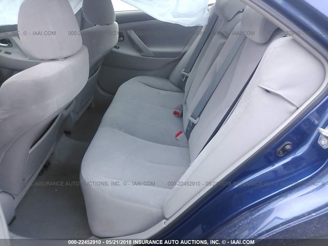 4T1BF3EK6BU587752 - 2011 TOYOTA CAMRY SE/LE/XLE BLUE photo 8