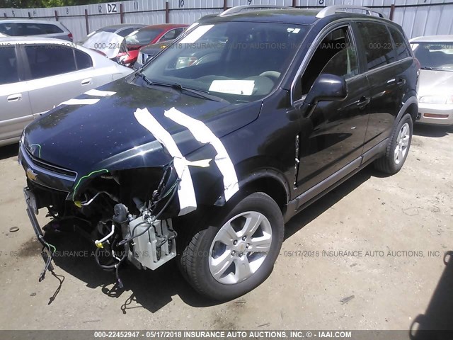 3GNAL2EK4DS637562 - 2013 CHEVROLET CAPTIVA LS BLACK photo 2