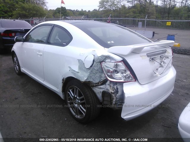 JTKDE177370162400 - 2007 TOYOTA SCION TC 白色 照片 3