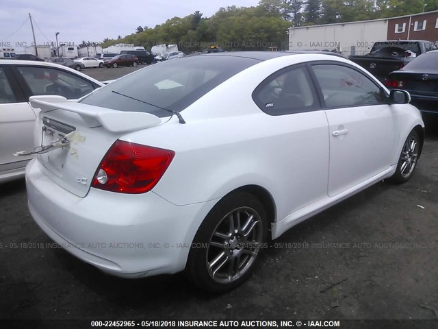 JTKDE177370162400 - 2007 TOYOTA SCION TC 白色 照片 4