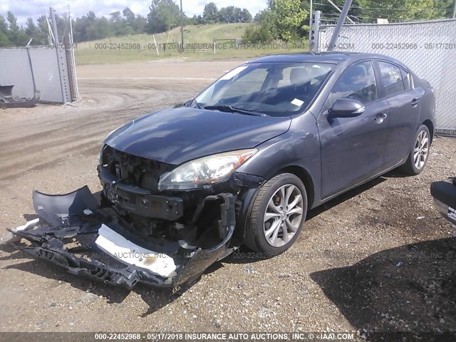 JM1BL1S5XA1159991 - 2010 MAZDA 3 S GRAY photo 2