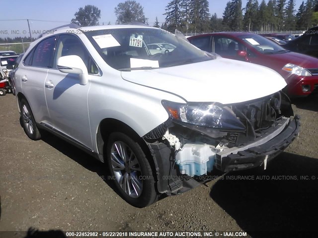 JTJBC1BA1A2401765 - 2010 LEXUS RX 450 WHITE photo 1