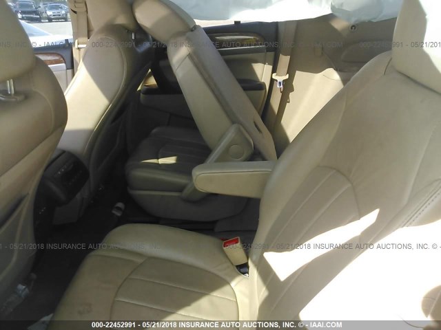 5GAKVBED0BJ112703 - 2011 BUICK ENCLAVE CXL 白色 照片 8