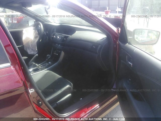 1HGCR2F55HA116657 - 2017 HONDA ACCORD SPORT 红色 照片 5