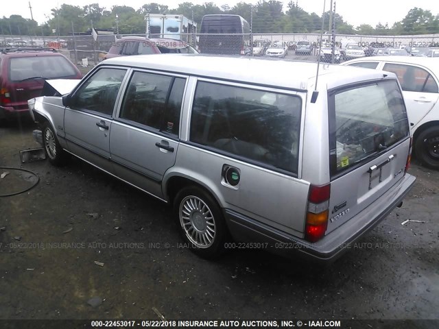 YV1FW8701N2359313 - 1992 VOLVO 740 GRAY photo 3