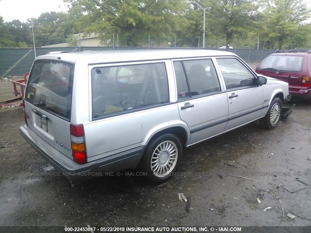 YV1FW8701N2359313 - 1992 VOLVO 740 GRAY photo 4