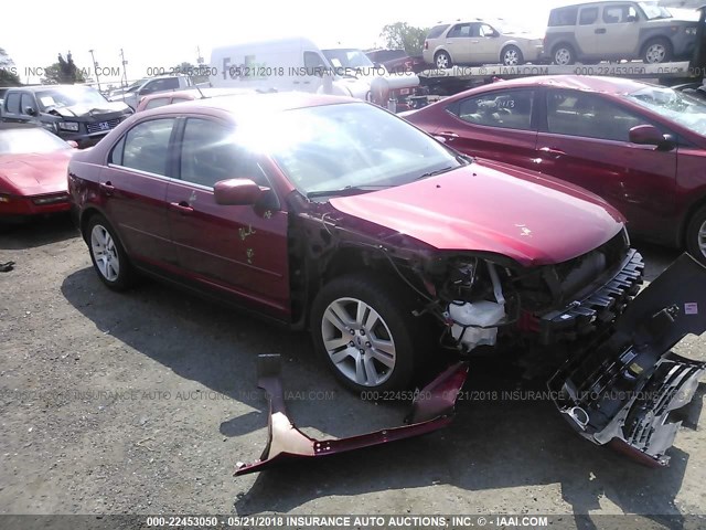 3FAHP08129R108151 - 2009 FORD FUSION SEL RED photo 1