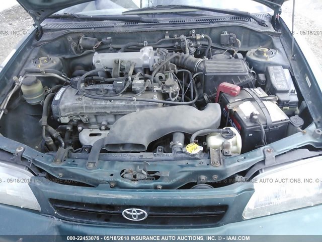 JT2AC52L6T0127025 - 1996 TOYOTA TERCEL STD/DX GREEN photo 10