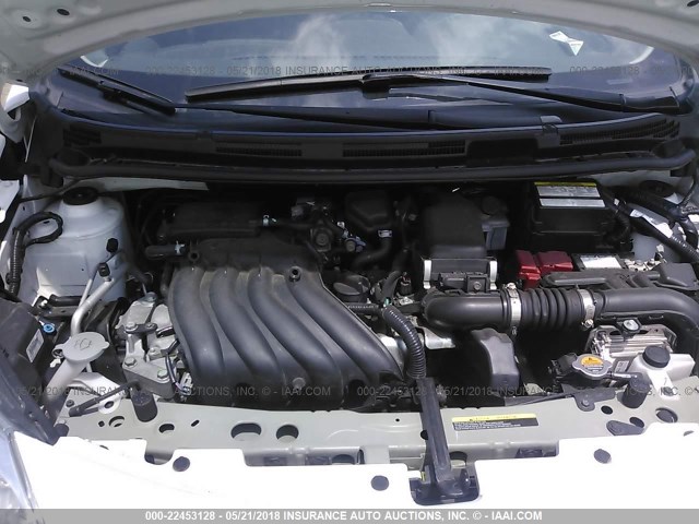 3N1CE2CP8GL366579 - 2016 NISSAN VERSA NOTE S/S PLUS/SV/SL/SR WHITE photo 10