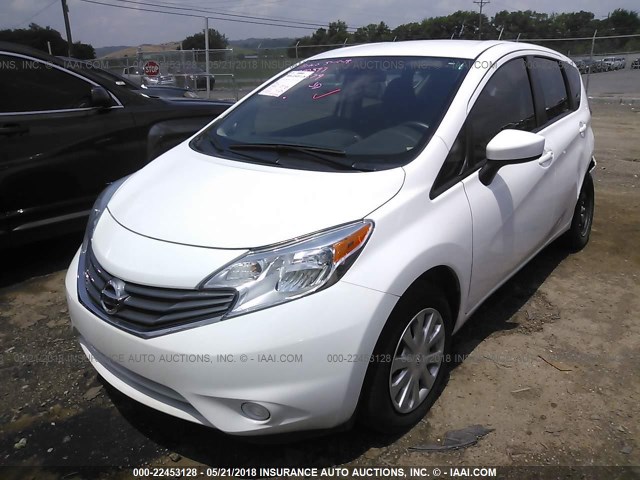 3N1CE2CP8GL366579 - 2016 NISSAN VERSA NOTE S/S PLUS/SV/SL/SR WHITE photo 2