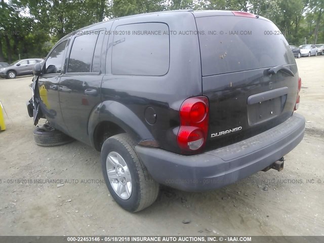 1D4HB38N75F558742 - 2005 DODGE DURANGO ST BLACK photo 3