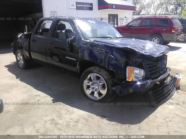 3GTP2WE25BG284732 - 2011 GMC SIERRA K1500 SLT BLACK photo 1