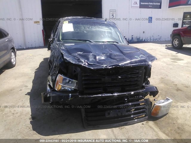 3GTP2WE25BG284732 - 2011 GMC SIERRA K1500 SLT BLACK photo 6