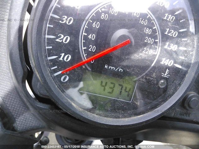 JKAEXEA126A011570 - 2006 KAWASAKI EX650 A6F SILVER photo 7