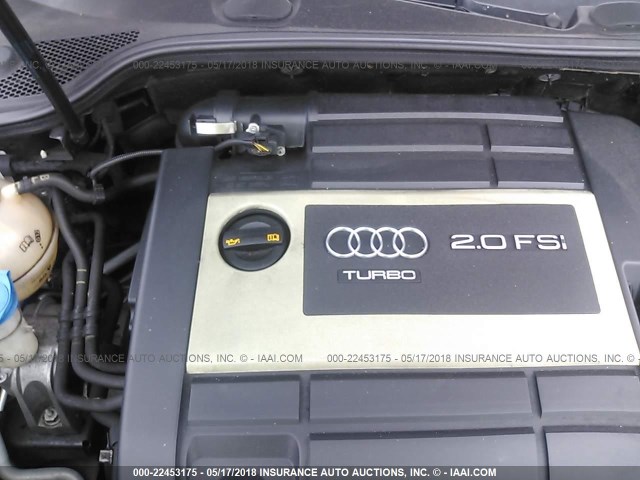 WAUNF98P07A104824 - 2007 AUDI A3 2.0 PREMIUM BLACK photo 10