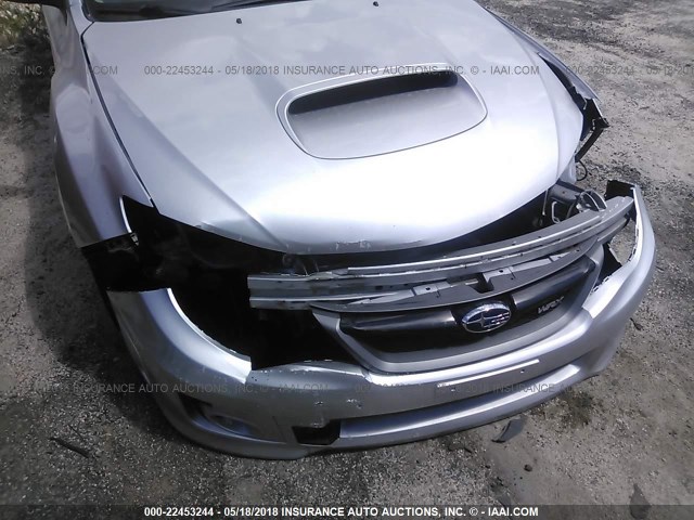 JF1GV7F68BG512657 - 2011 SUBARU IMPREZA WRX SILVER photo 6