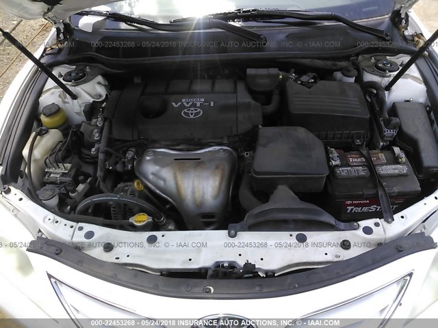 4T1BF3EK4AU510585 - 2010 TOYOTA CAMRY SE/LE/XLE WHITE photo 10