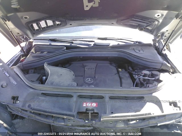 4JGDA5HB0CA003301 - 2012 MERCEDES-BENZ ML 350 4MATIC SILVER photo 10