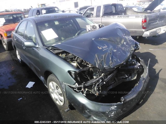 4T1BE32K64U291656 - 2004 TOYOTA CAMRY LE/XLE/SE GREEN photo 1
