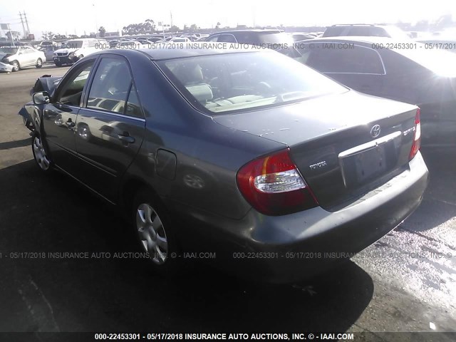4T1BE32K64U291656 - 2004 TOYOTA CAMRY LE/XLE/SE GREEN photo 3