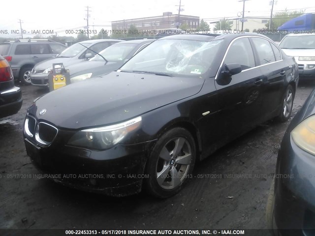 WBANF73536CG65325 - 2006 BMW 530 XI BLACK photo 2