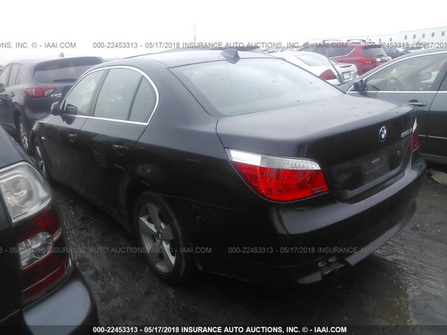 WBANF73536CG65325 - 2006 BMW 530 XI BLACK photo 3