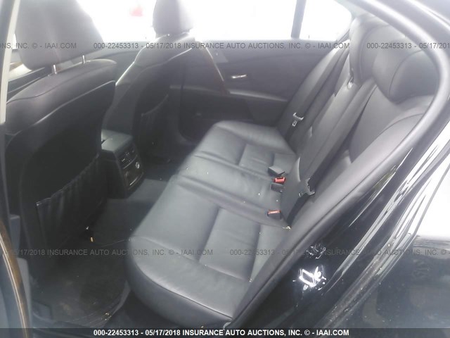 WBANF73536CG65325 - 2006 BMW 530 XI BLACK photo 8