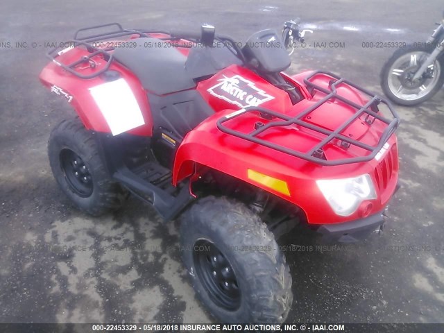 4UF15ATV6FT209908 - 2015 ARCTIC 500 ATV  RED photo 1