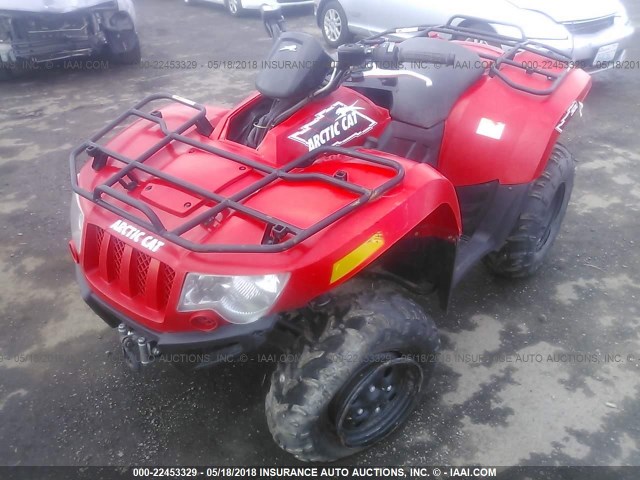 4UF15ATV6FT209908 - 2015 ARCTIC 500 ATV  RED photo 2