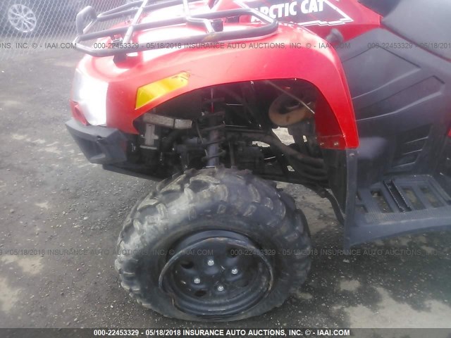 4UF15ATV6FT209908 - 2015 ARCTIC 500 ATV  RED photo 5