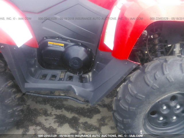 4UF15ATV6FT209908 - 2015 ARCTIC 500 ATV  RED photo 8