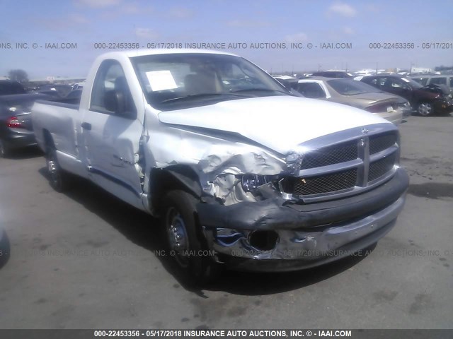 3D7KR26DX5G751491 - 2005 DODGE RAM 2500 ST/SLT 白色 照片 1
