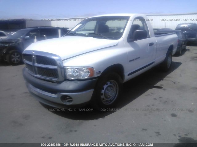 3D7KR26DX5G751491 - 2005 DODGE RAM 2500 ST/SLT WHITE photo 2