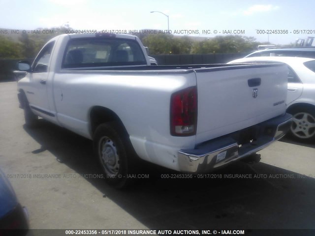 3D7KR26DX5G751491 - 2005 DODGE RAM 2500 ST/SLT 白色 照片 3