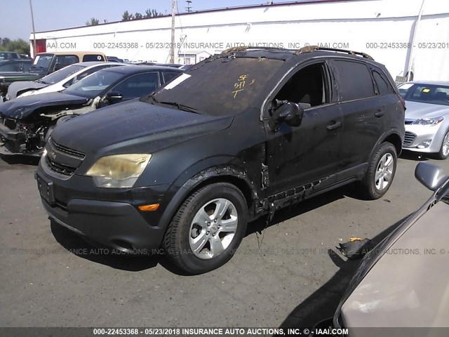 3GNAL2EK5ES625213 - 2014 CHEVROLET CAPTIVA LS 黑色 照片 2