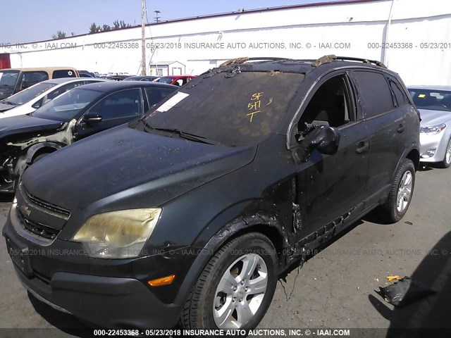 3GNAL2EK5ES625213 - 2014 CHEVROLET CAPTIVA LS 黑色 照片 6