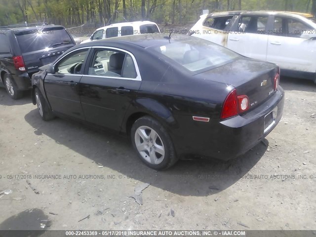 1G1ZG57B79F147992 - 2009 CHEVROLET MALIBU LS 黑色 照片 3