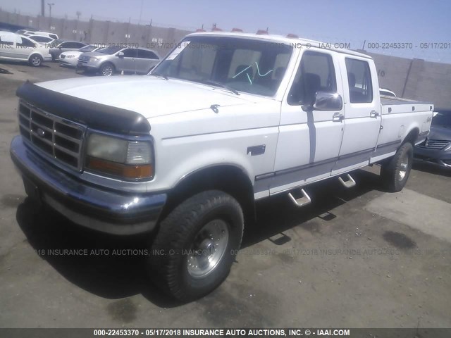 2FTJW36G0RCA09263 - 1994 FORD F350 WHITE photo 2