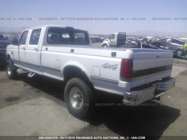 2FTJW36G0RCA09263 - 1994 FORD F350 WHITE photo 3