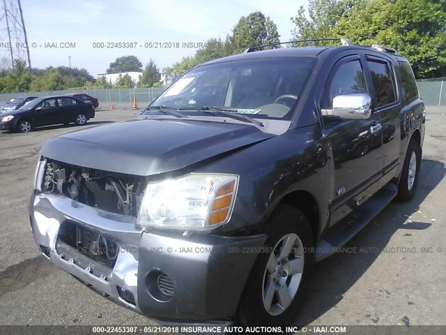 5N1BA08A67N714727 - 2007 NISSAN ARMADA SE/LE GRAY photo 2